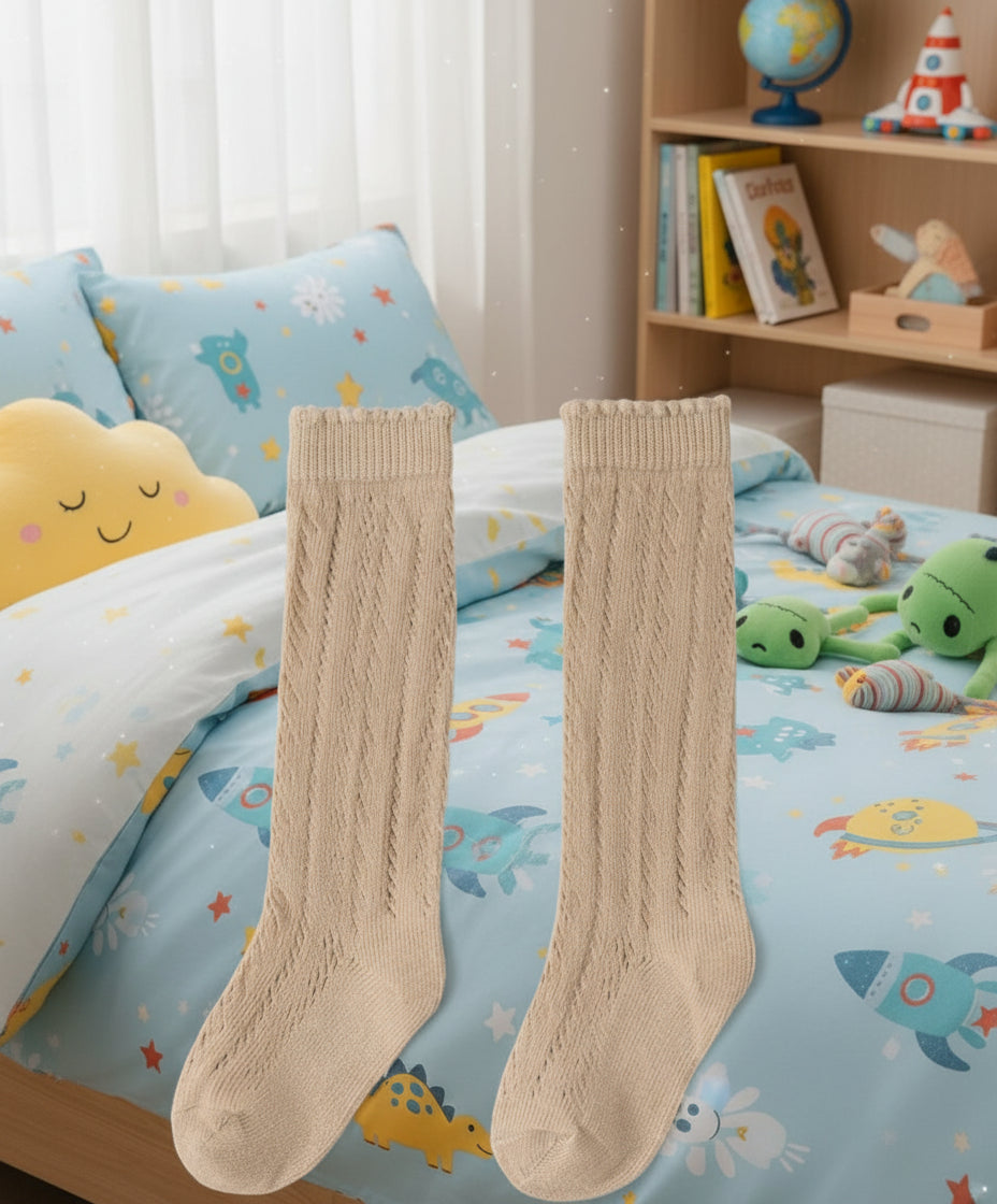 Hollow Mesh Comfortable High Socks