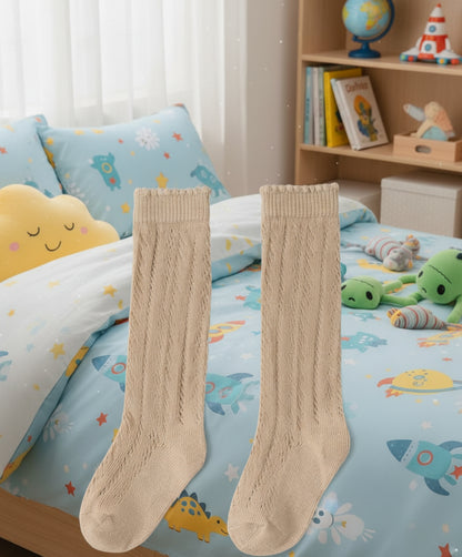 Hollow Mesh Comfortable High Socks