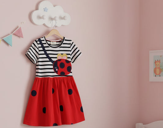Robes coccinelle/glace/fleurs pour fille