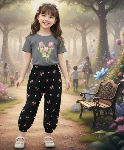 Girl Cute Fashionable Sweatshirts + Pants