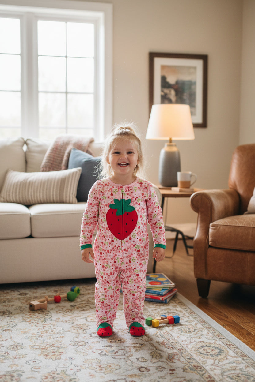 Cute Cotton Long Sleeve Rompers