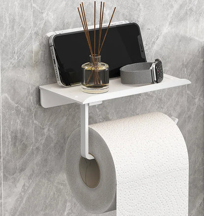 No Punching Toilet Paper Roll Holders