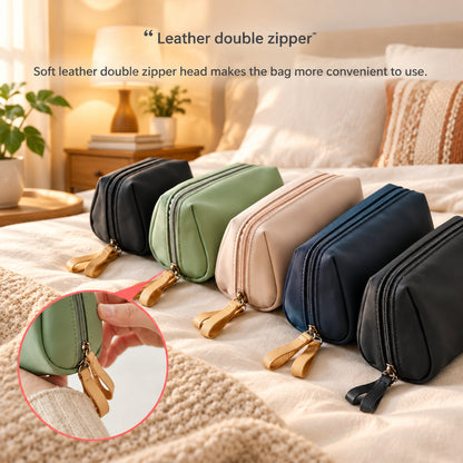 Partitioned Large Capacity Cosmetic Bags