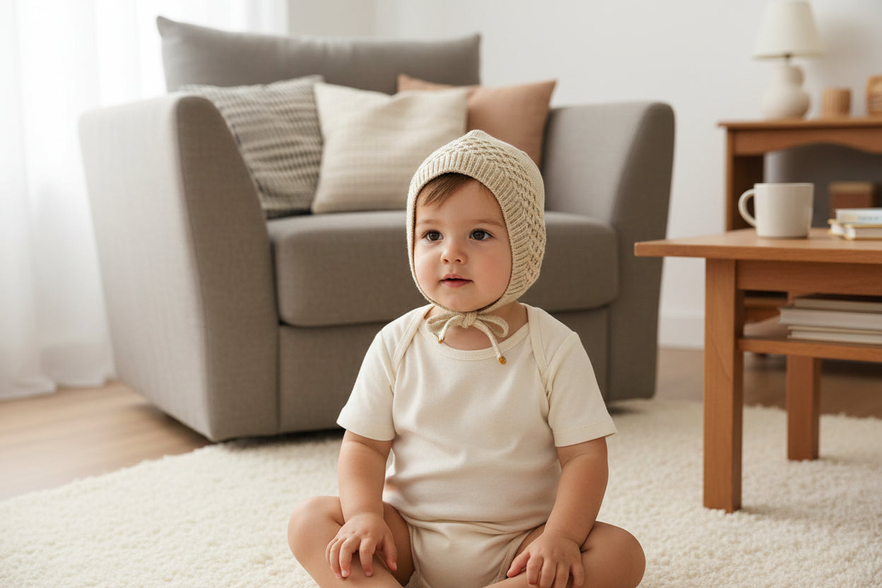 Colorful Simple Design Rompers + Hats