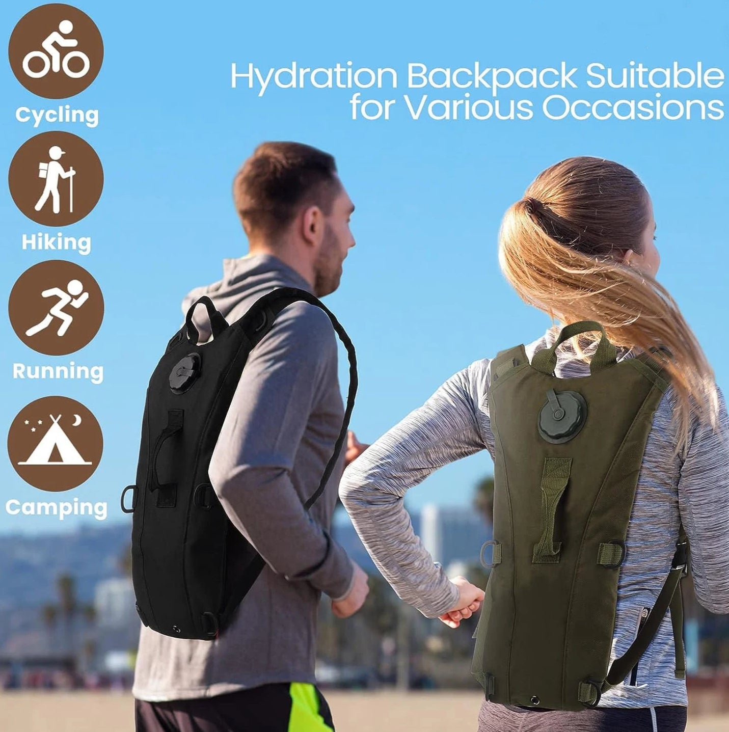Hydration Bags With 3L Bladder