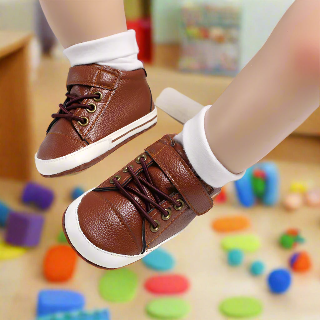 Babies First Walkers Brown Shoes