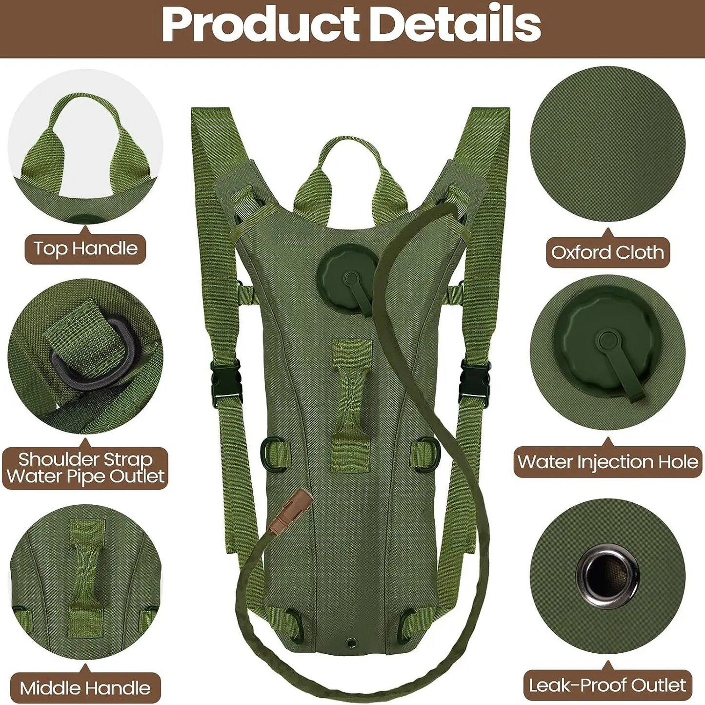 Hydration Bags With 3L Bladder