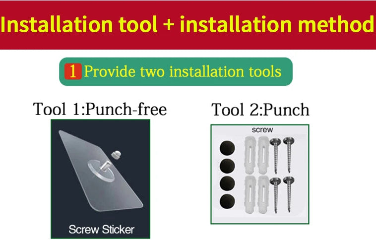 Black/White Folding Robe Hooks