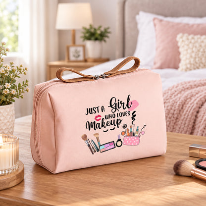Partitioned Large Capacity Cosmetic Bags