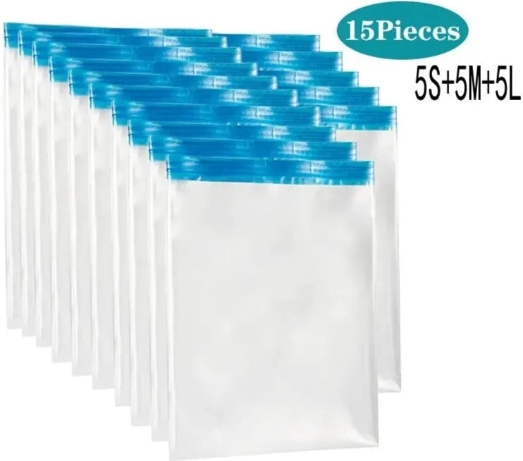 أكياس تخزين مضغوطة بتفريغ الهواء