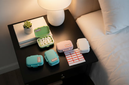 Mini Portable Pills Organizer Cases