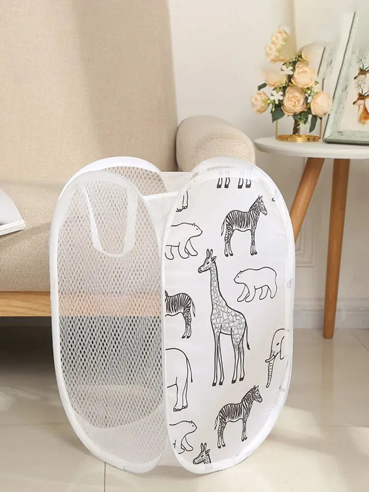 Organizing Dirty Clothes Laundry Baskets