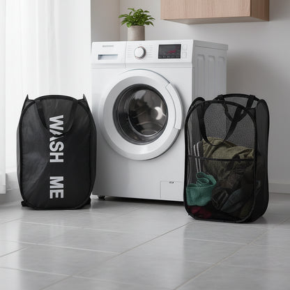 Portable Mesh Pop Up Laundry Baskets