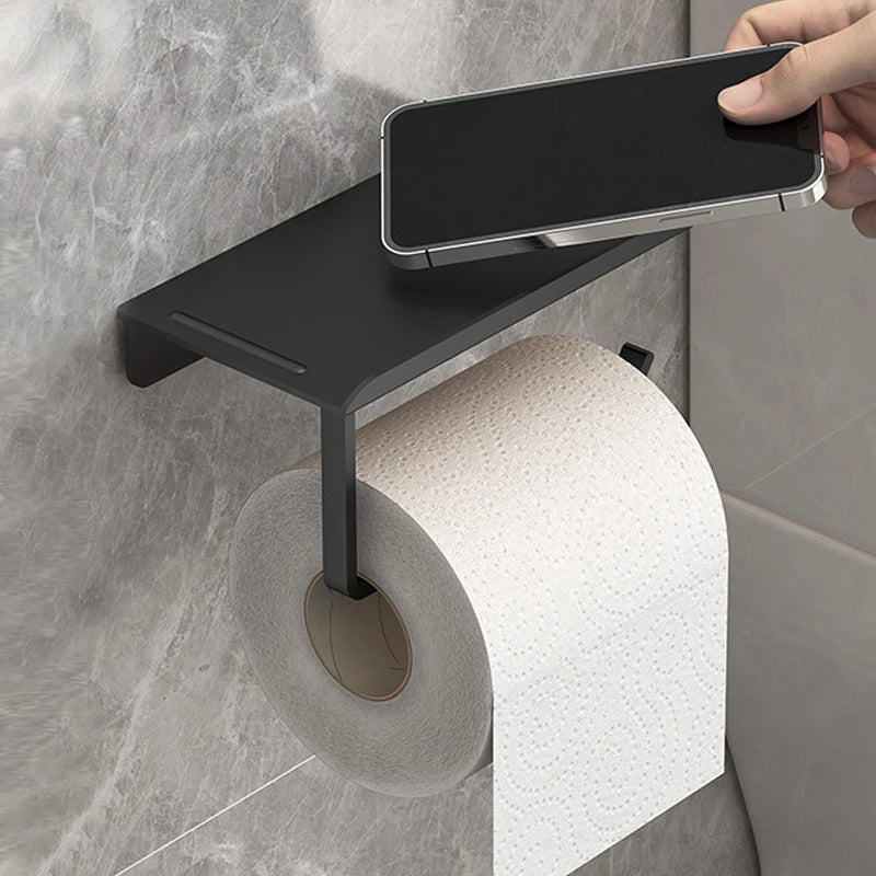 No Punching Toilet Paper Roll Holders