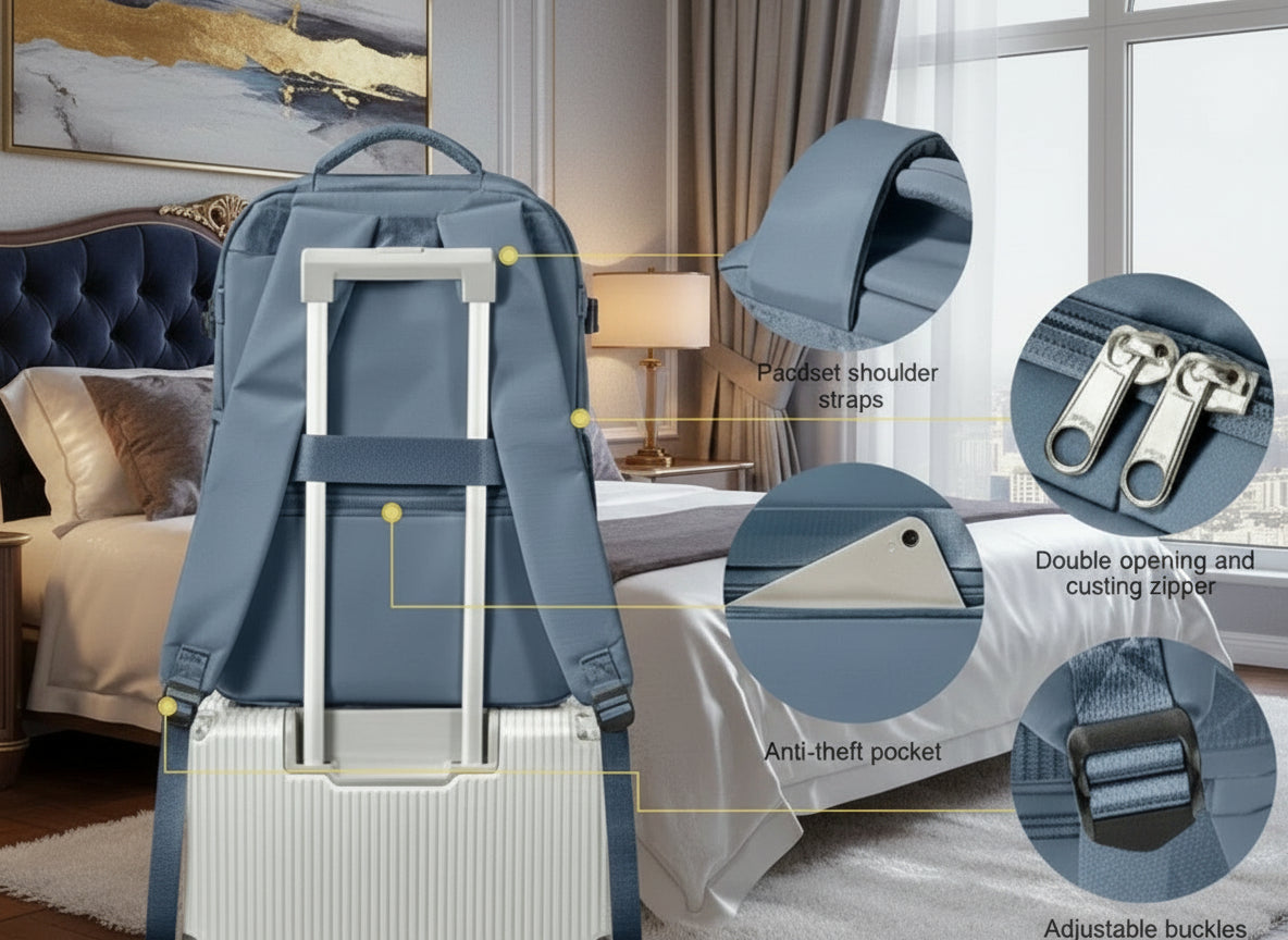 Large Capacity Soft Handle Travel Bags