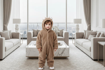Bear Style Hooded Rompers