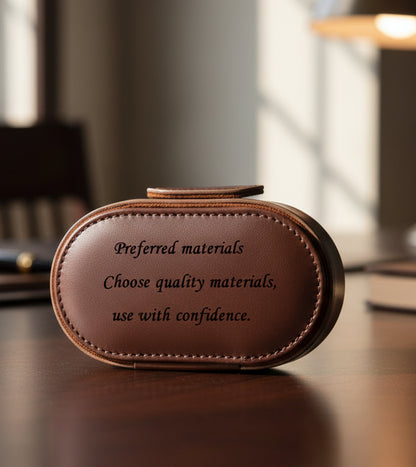 Black/Brown Watch Travel Cases