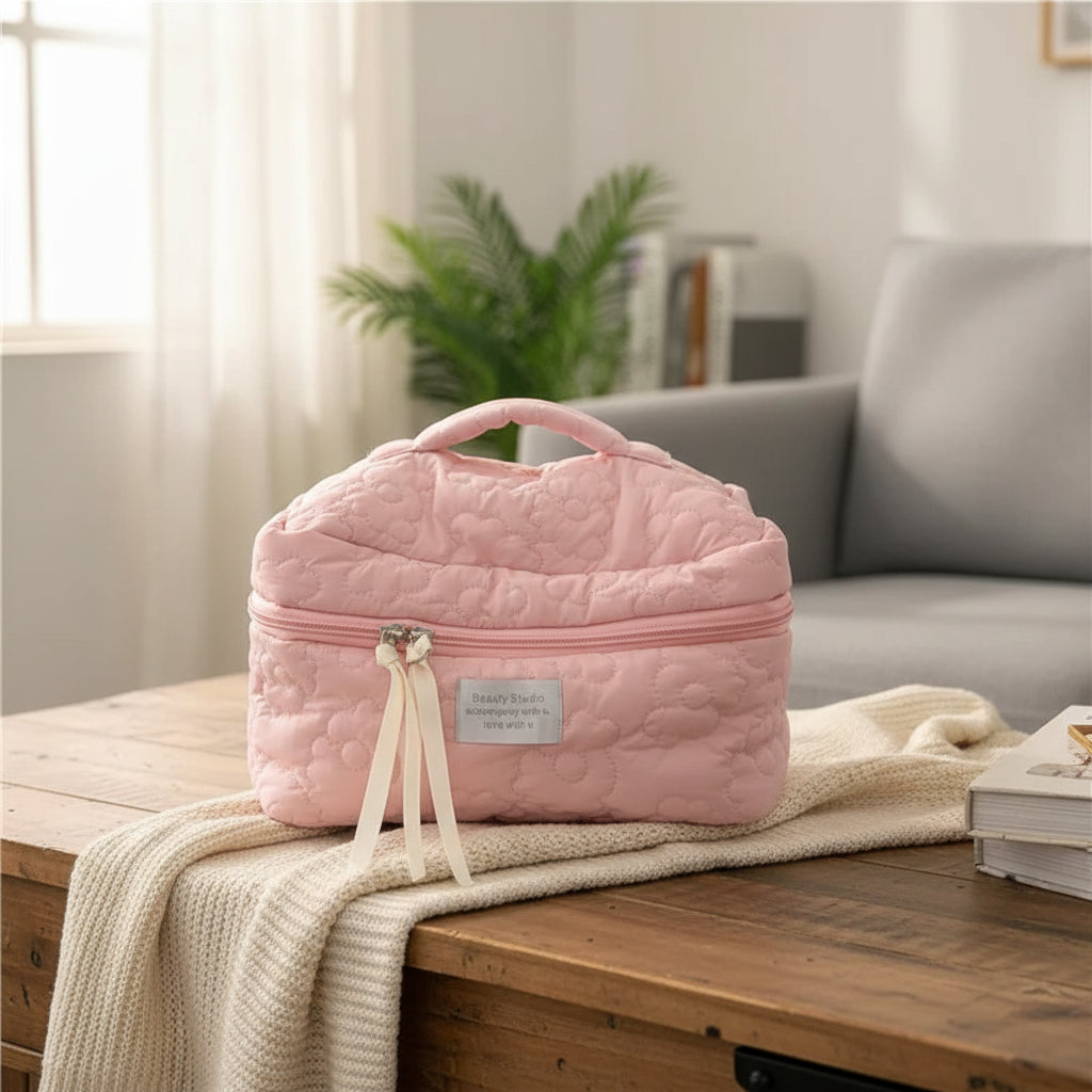 Floral Pattern Cosmetic Toiletry Bags