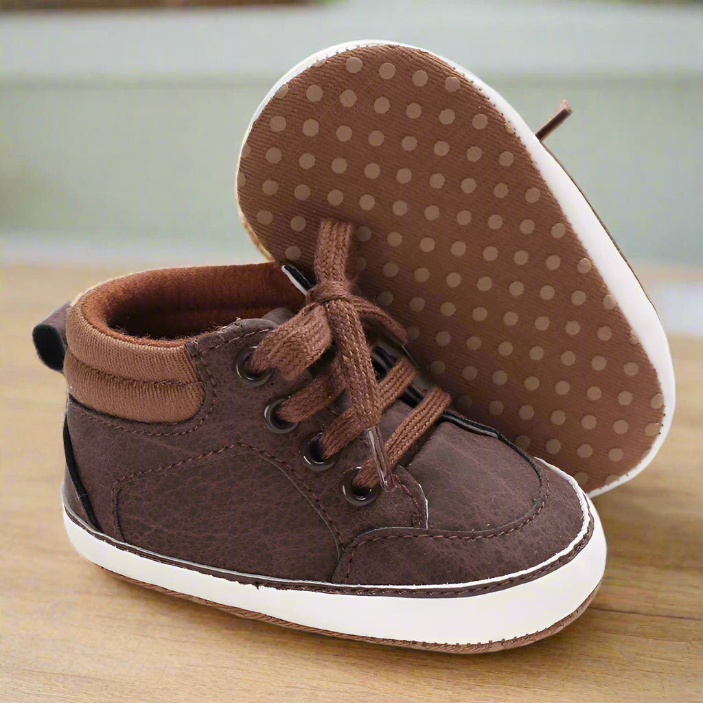 Babies First Walkers Brown Shoes