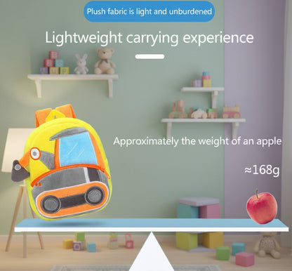 Engineering Vehicles Cartoon Kids Backpacks Bags