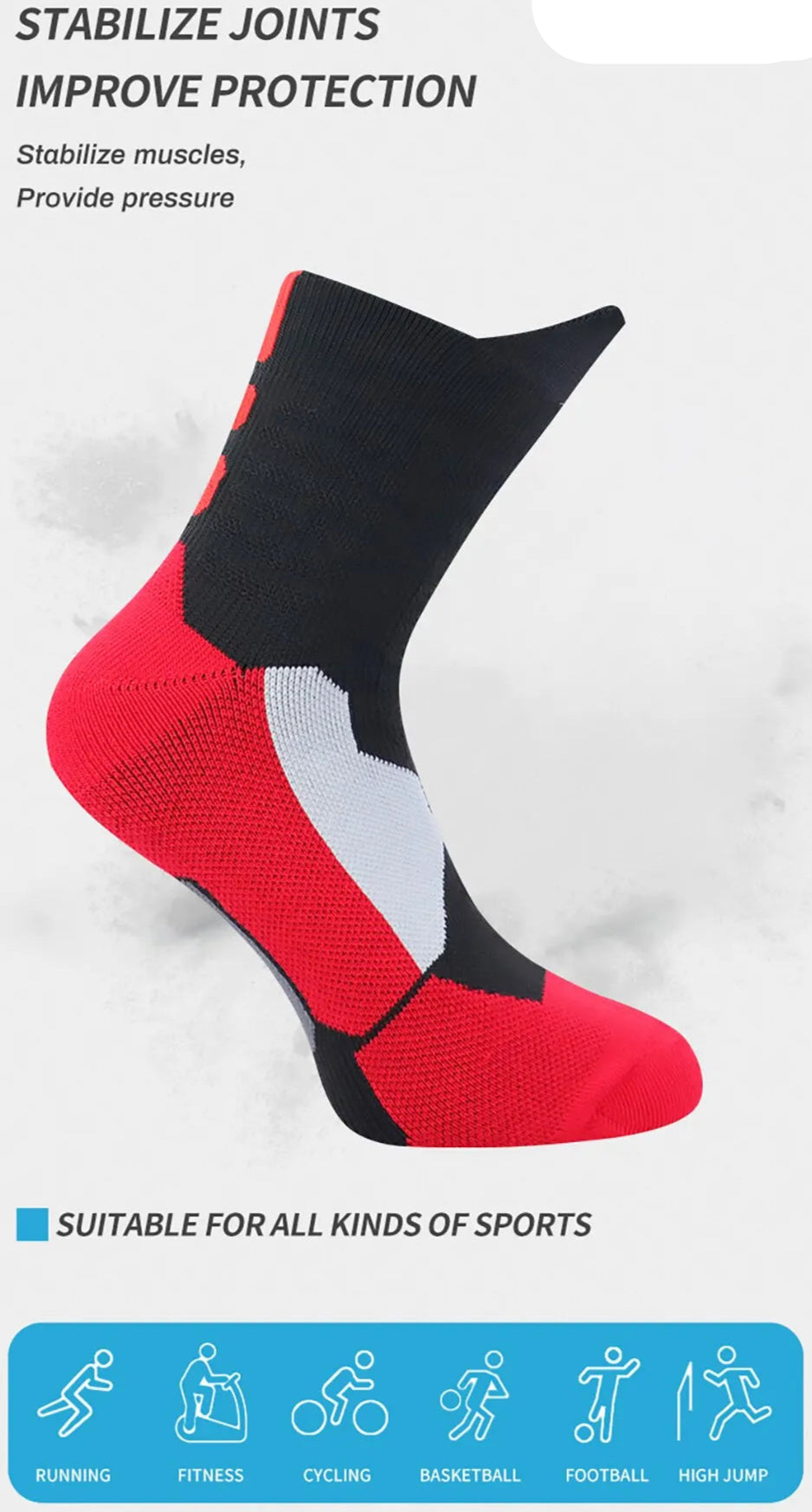 Thickened Towel Bottom Professional Sport Socks