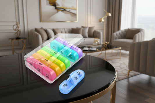 Pill Boxes 7 Days Organizers 21 Grids