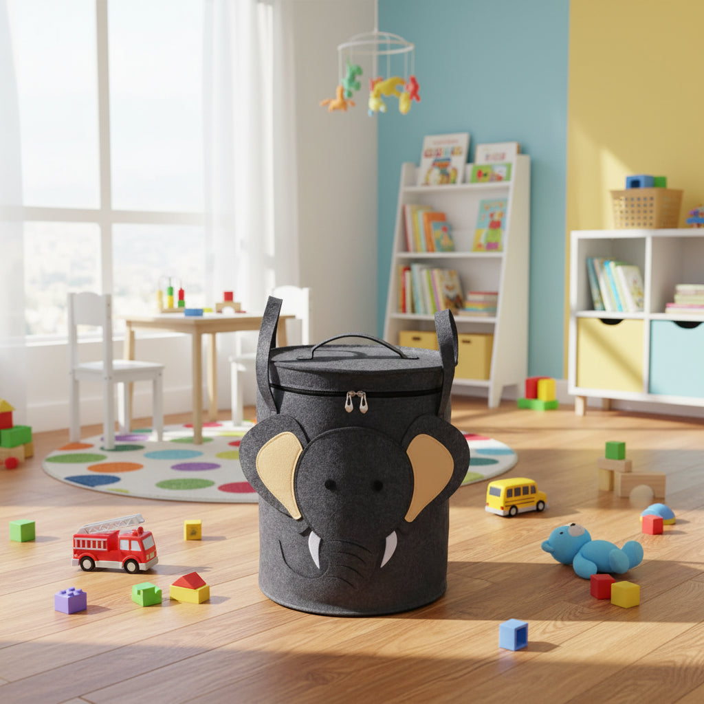 Cartoon Animals Large Capacity Storage Baskets