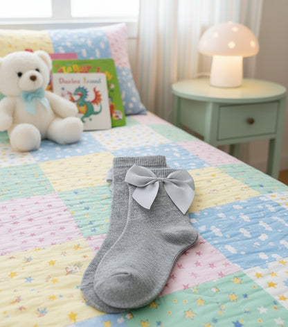 Toddler High Socks With Tie
