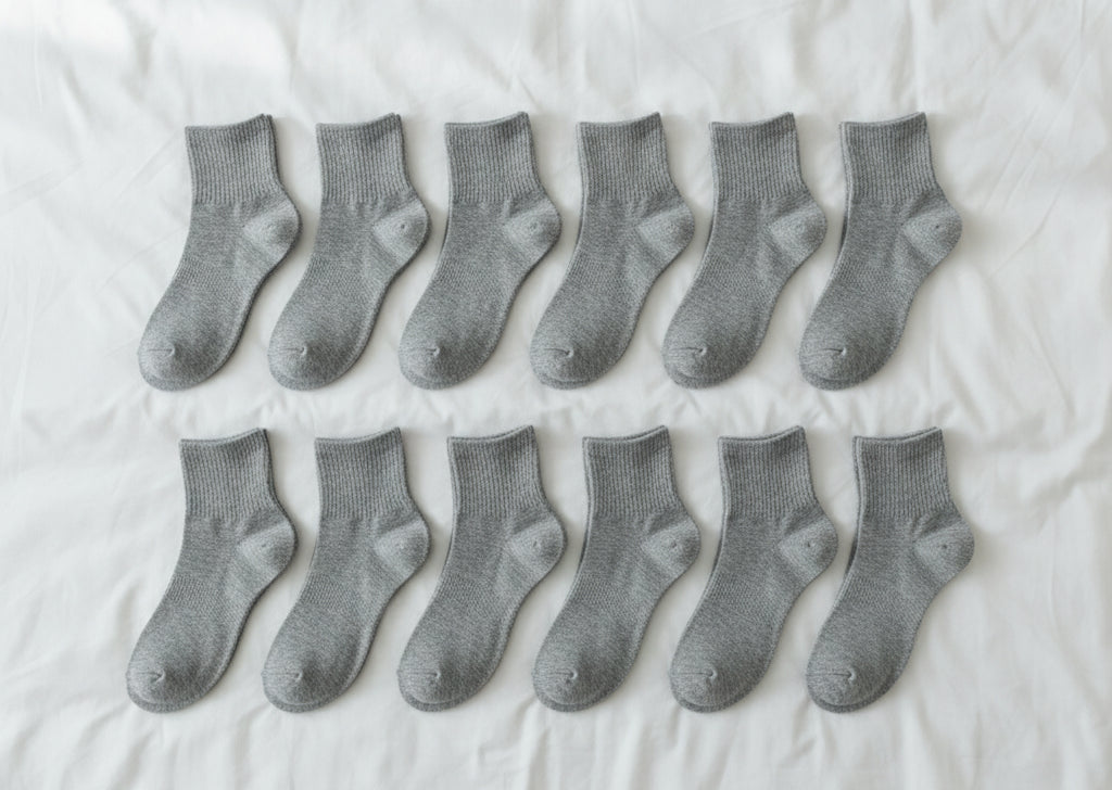 8Prs Short Length Cotton Socks