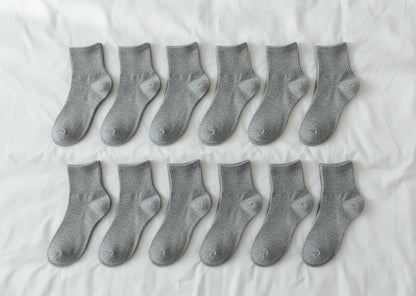 8Prs Short Length Cotton Socks