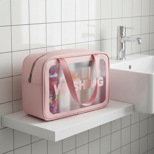 Transparent Waterproof Cosmetic and Toiletry Bags