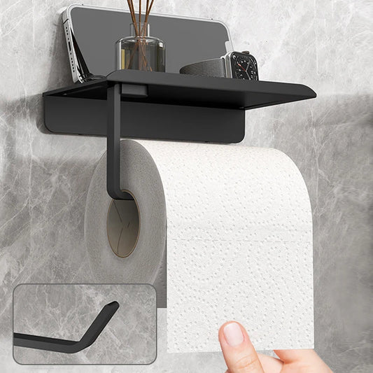 No Punching Toilet Paper Roll Holders