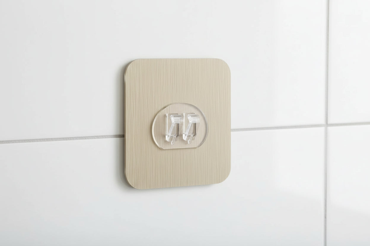 No-Drill Storage Rack Bathroom Shelves