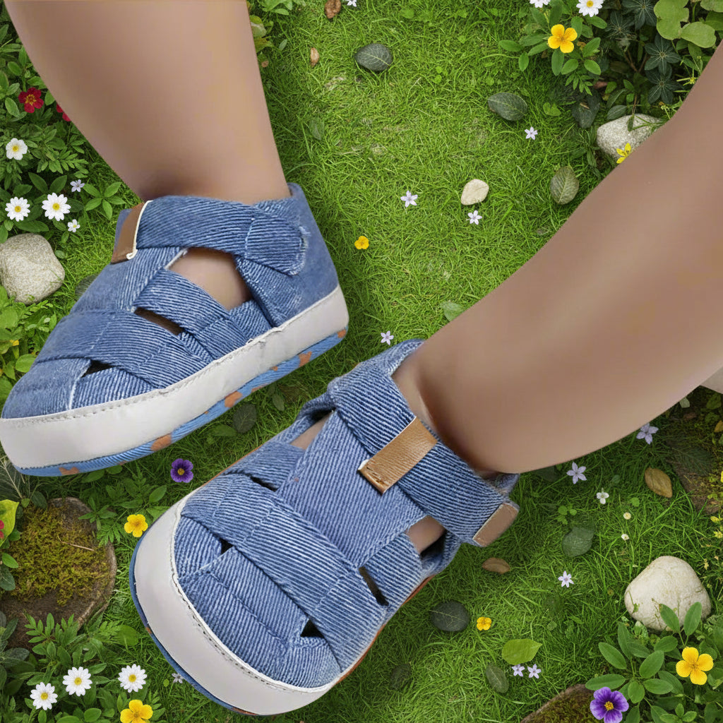 Breathable T-Tied First Walkers Sandals