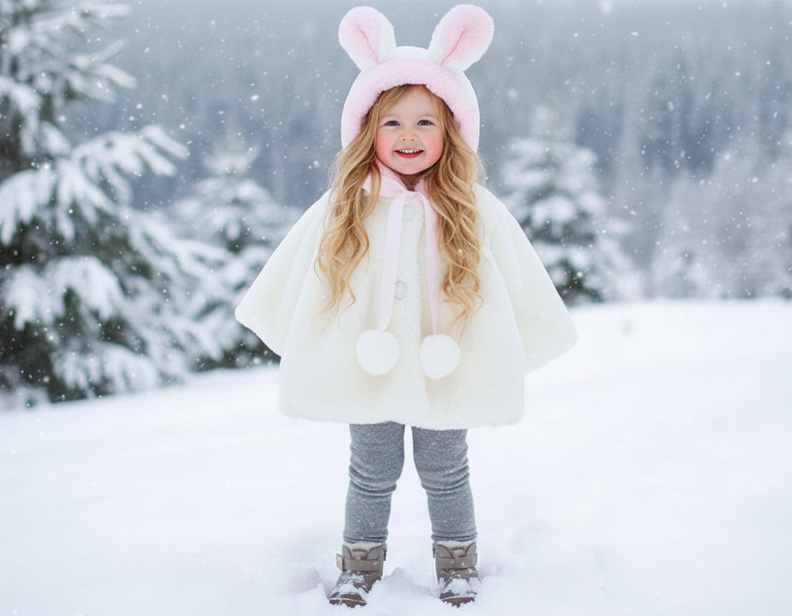 سترات أرنب مع عباءة