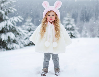 سترات أرنب مع عباءة