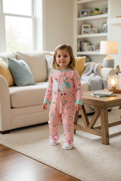 Cute Cotton Long Sleeve Rompers