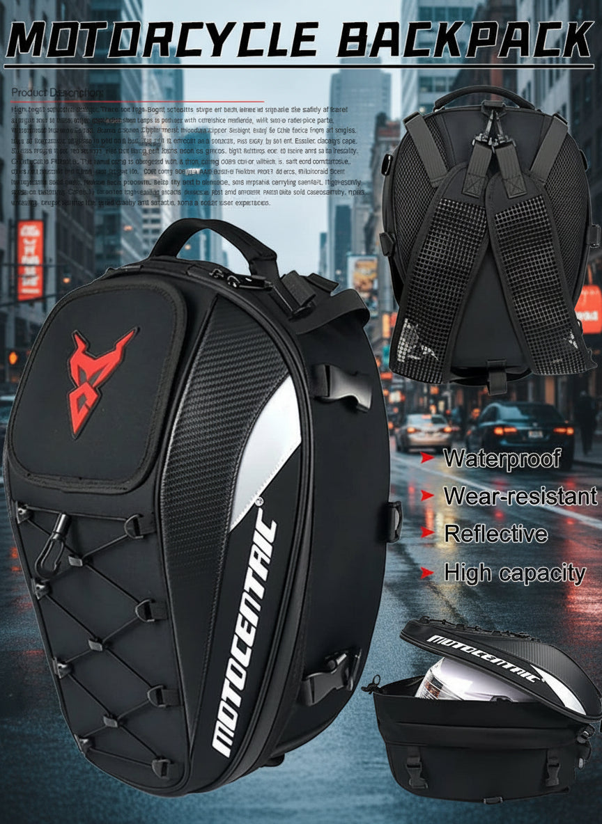 Waterproof Durable Seat Back Bags For Motorcycle