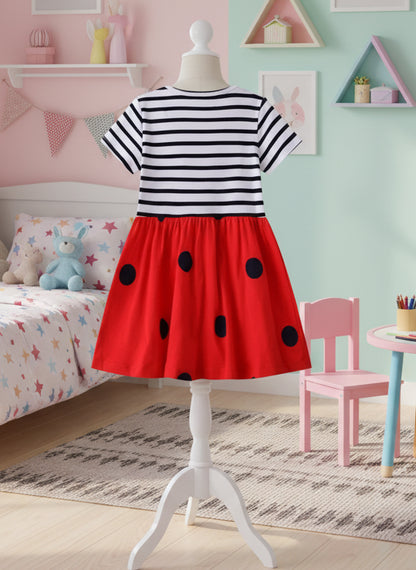 Robes coccinelle/glace/fleurs pour fille