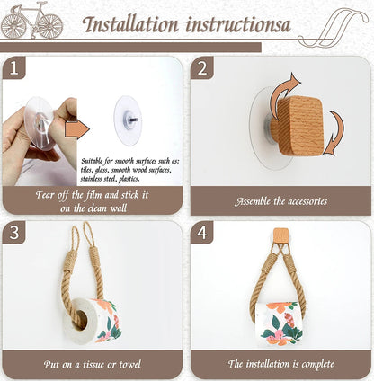 Nail-Free Paper Towel Holders