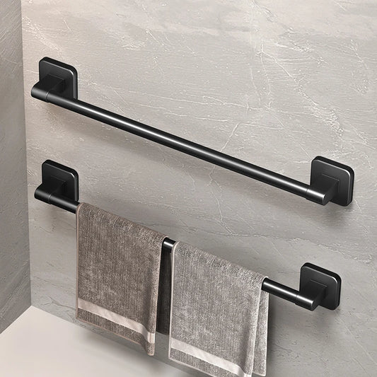 Bathroom Black Aluminum Towel Holders