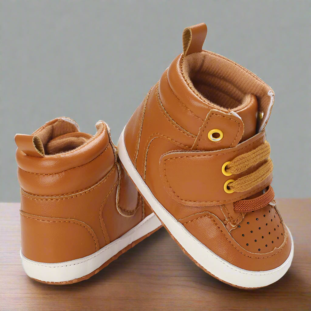Babies First Walkers Brown Shoes
