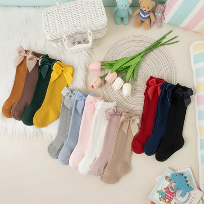 Toddler High Socks With Tie
