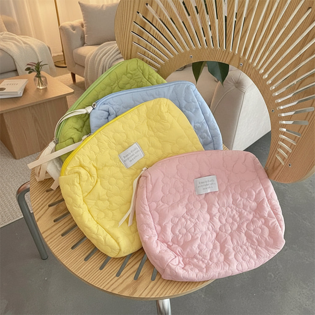 Floral Pattern Cosmetic Toiletry Bags