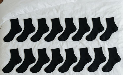 8Prs Short Length Cotton Socks