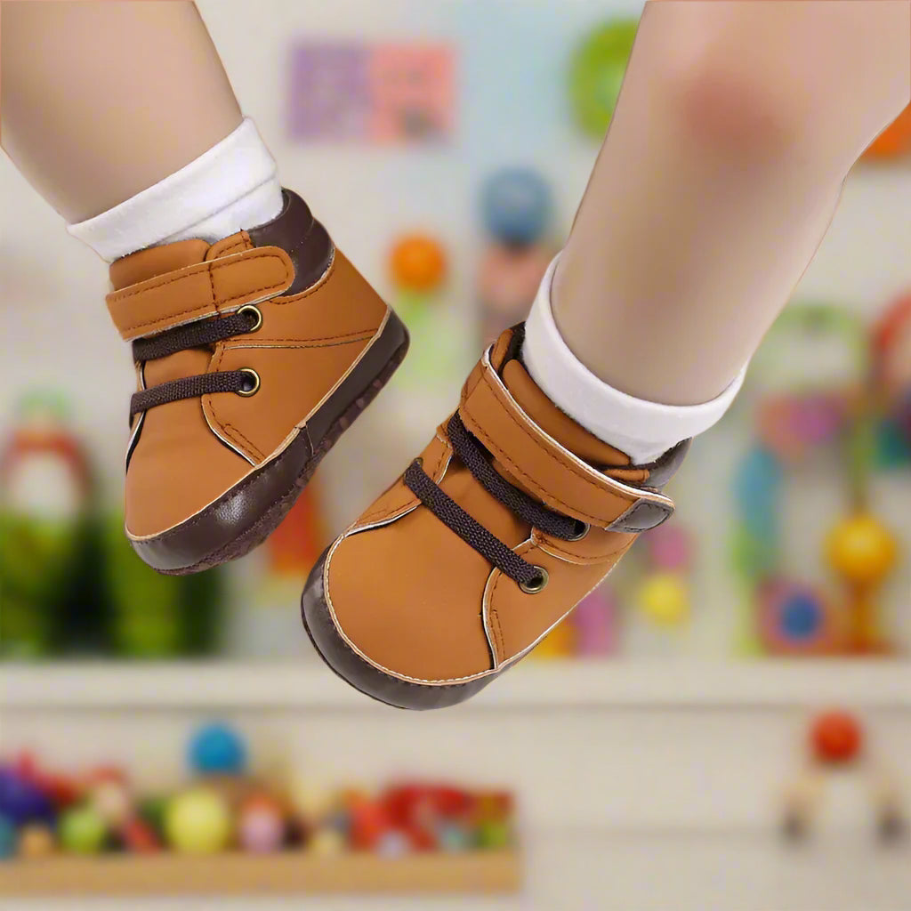 Babies First Walkers Brown Shoes