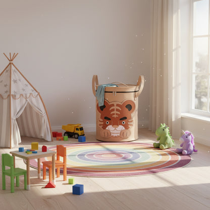 Cartoon Animals Large Capacity Storage Baskets