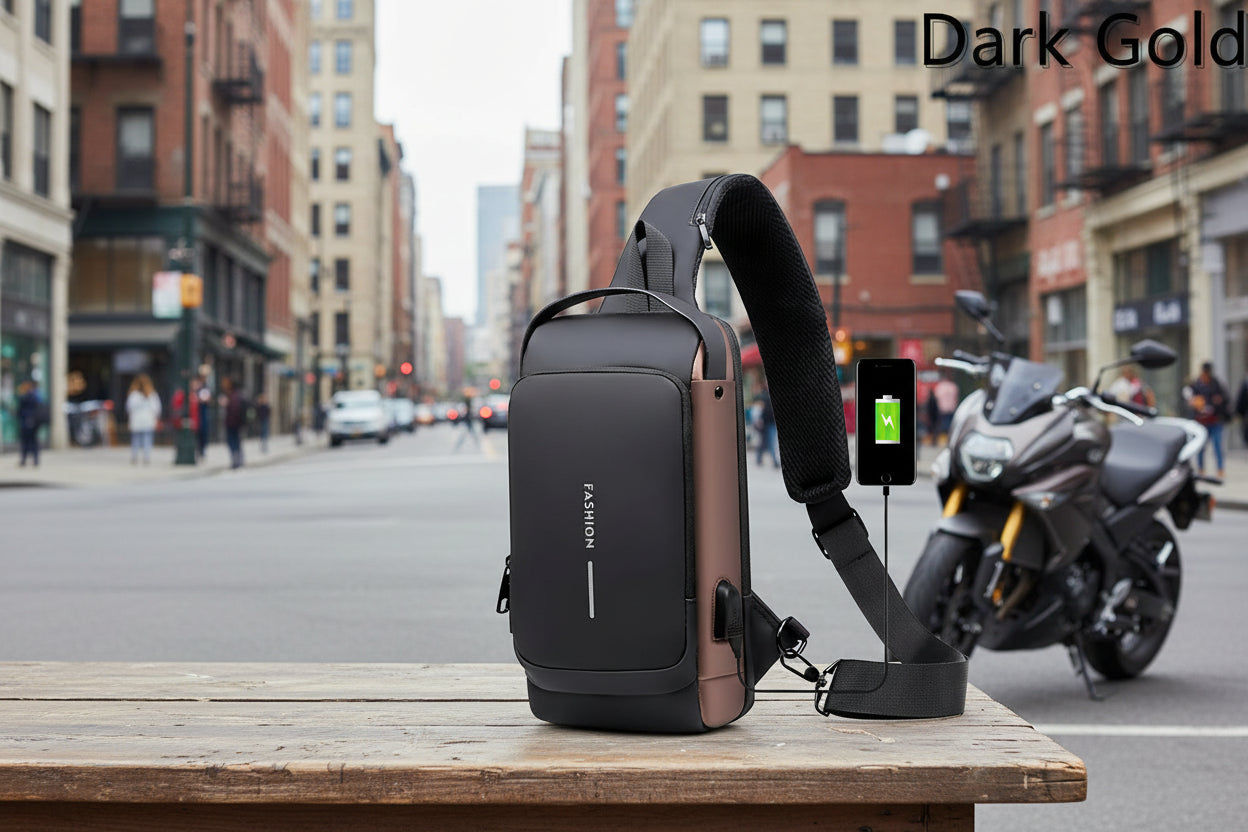 Fashionable Cross Body Bags With USB Charging