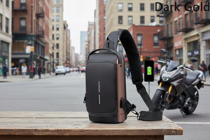 Fashionable Cross Body Bags With USB Charging