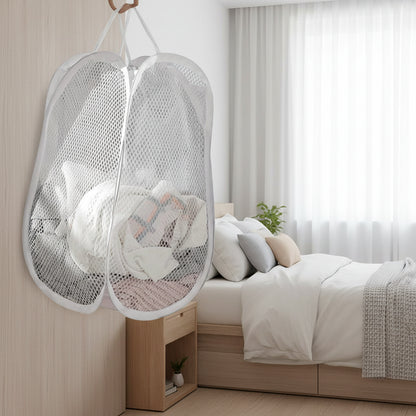 Collapsible Pop-up Mesh Laundry Baskets
